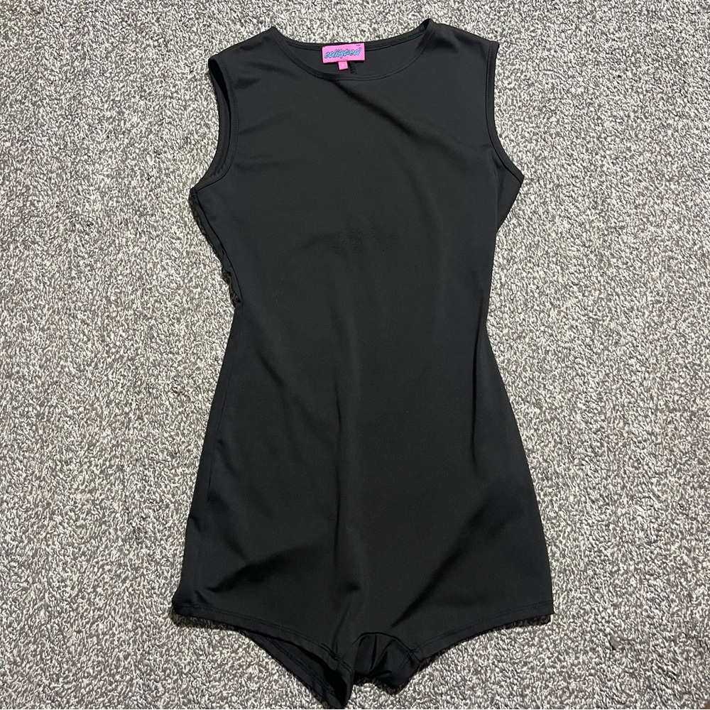 Edikted Black Sleeveless Romper